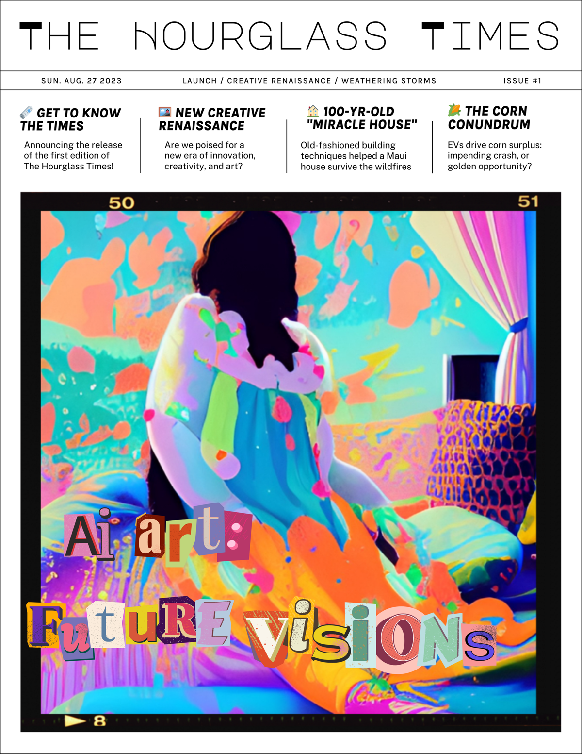 2023-08-27 The Hourglass Times Issue 1 Cover (1)